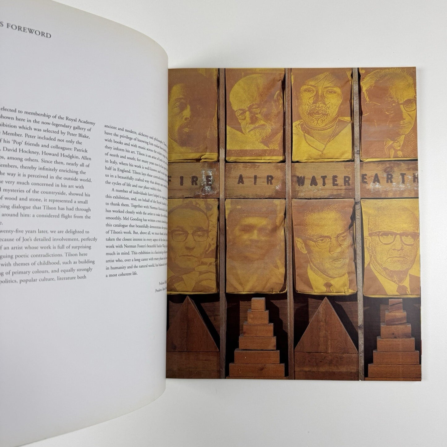 [Joe] Tilson – Pop to Present | Royal Academy exhibition catalogue, 2002