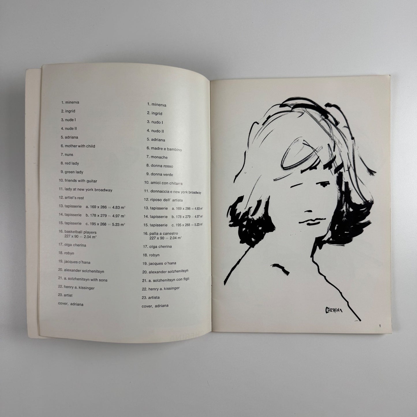 Drago Cherina | Galleria Astrolabe Arte, Rome, 1974