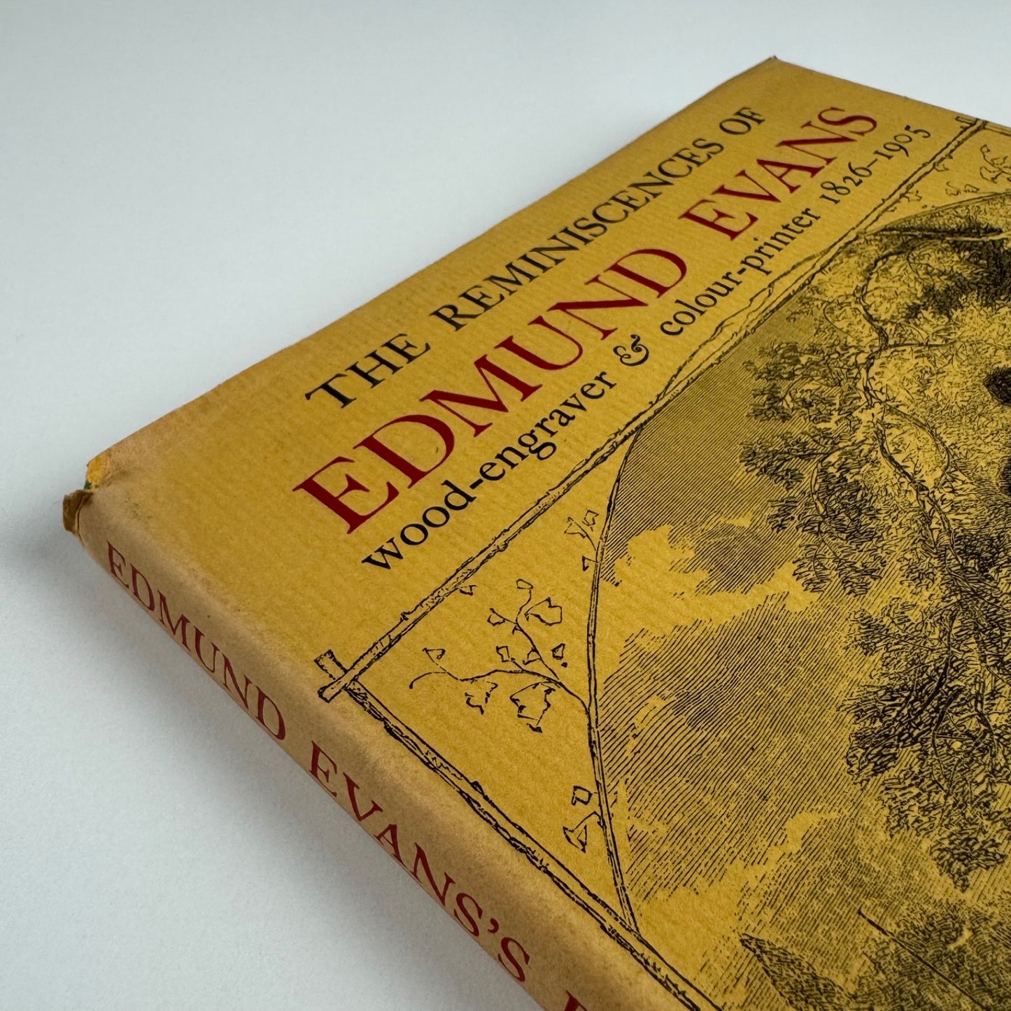 The Reminiscences of Edmund Evans Ruari McLean | Oxford, 1968 reprint | Inscribed by Harry Carter to George Buday
