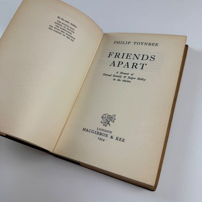 Friends Apart. A memoir of the thirties by Philip Toynbee. Macgibbon & Kee, 1954