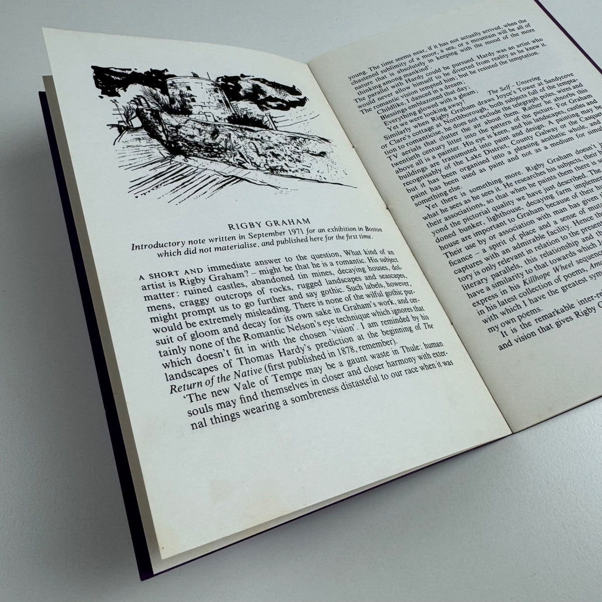 Rigby Graham Paintings. Introductory notes by John Cotton and Victor Bennet | Victoria Galleries, Harrogate 1977 inscribed