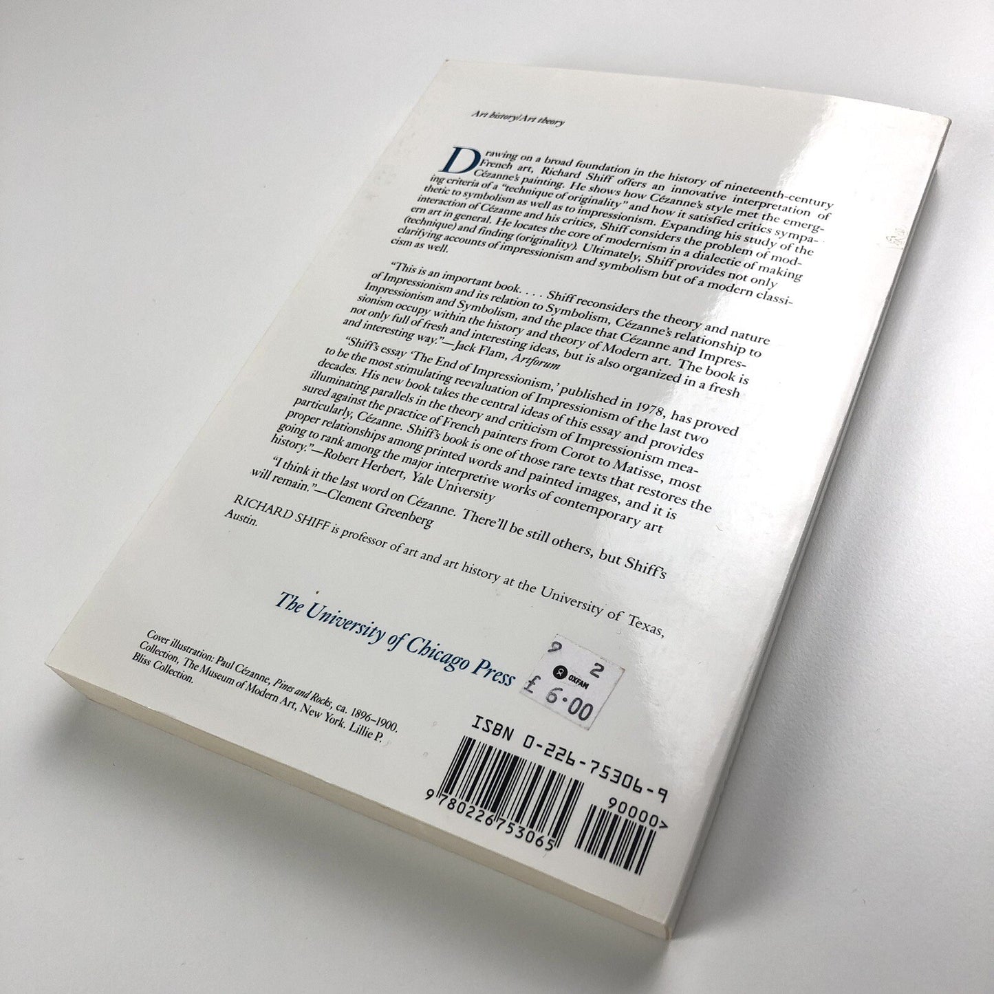 Cézanne and the End of Impressionism by Richard Shiff | Paperback, 1986