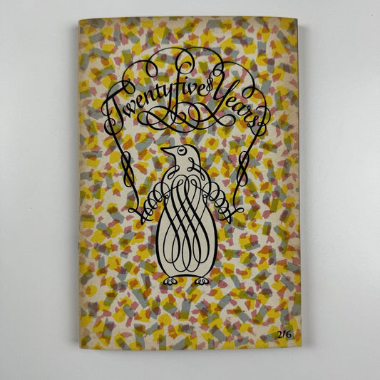 Twenty-five years. Penguins Progress 1935-60 | book design by Hans Schmoller | device on cover by Elizabeth Friedlander