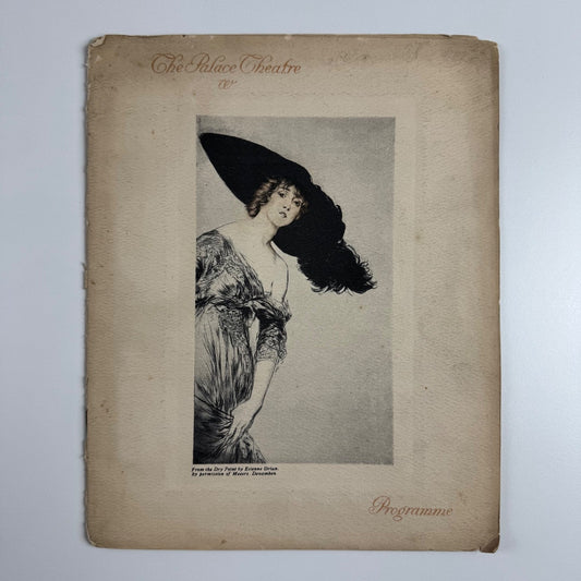 The Palace Theatre, London programme c.1915