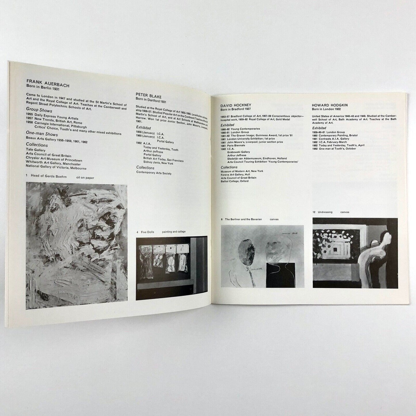 1962 – One Year of British Art | Selected by Edward Lucie-Smith | Arthur Tooth 1962