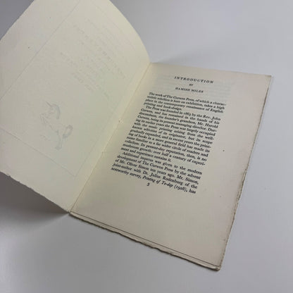 A catalogue of a selection of books printed at The Curwen Press Plaistow London on view at E. Weyhe Inc 794 Lexington Avenue, New York | introduction by Hamish Miles