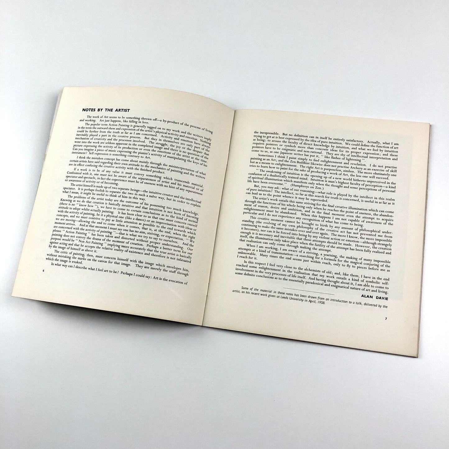 Alan Davie paintings and drawings from 1936-1968 |Whitechapel Art Gallery, 1958
