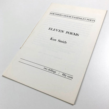Eleven Poems by Ken Smith | Northern House Pamphlet Poets, 1964