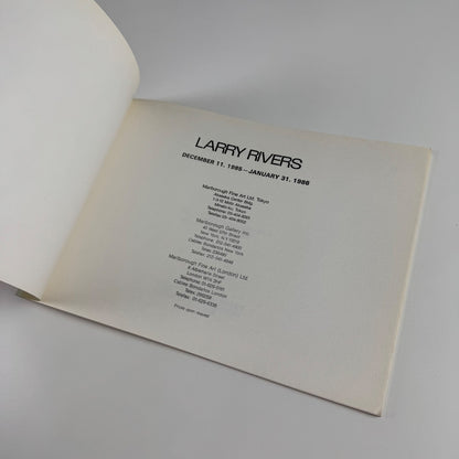 Larry Rivers | Marlborough Tokyo, December 1985 January 1986