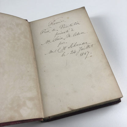 Fables et Oeuvres Diverses De J. La Fontaine: Avec Des Notes et Une Nouvelle Notice Sur Sa Vie par CA Walclemaer | Librairie De Firmin Didot Freres, 1856 | C.H. Schneider
