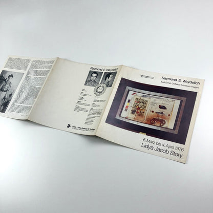 Raymond E. Waydelich. Lidya Jacob Story | Karl Erst Osthaus Museum Hagen, folded card, 1976