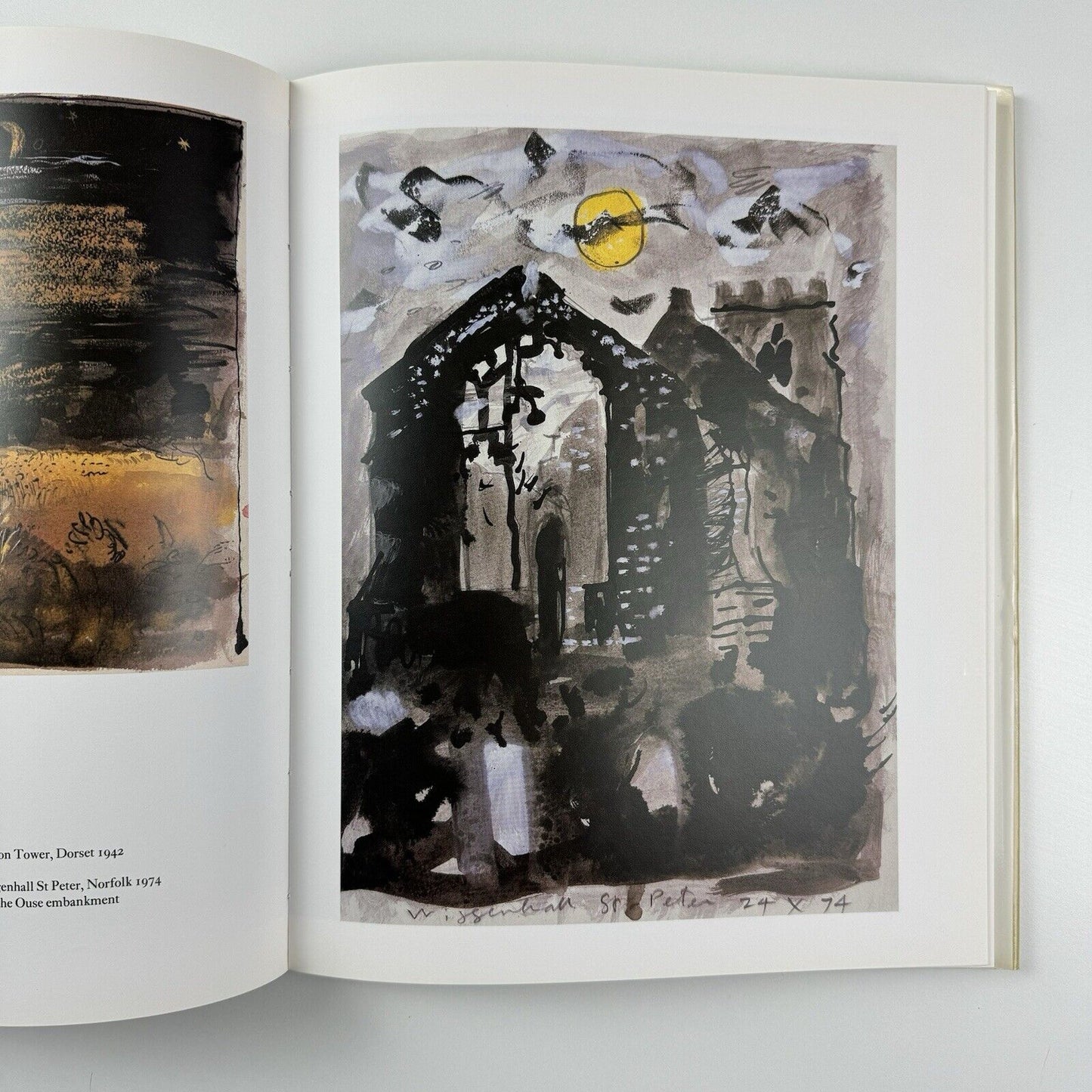 Piper's Places. John Piper in England & Wales by Richard Ingrams 1983 signed John Piper