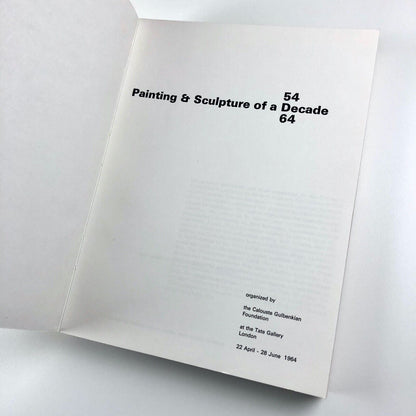 54–64 Painting & Sculpture of a Decade | Tate Gallery | Calouste Gulbenkian, 1964