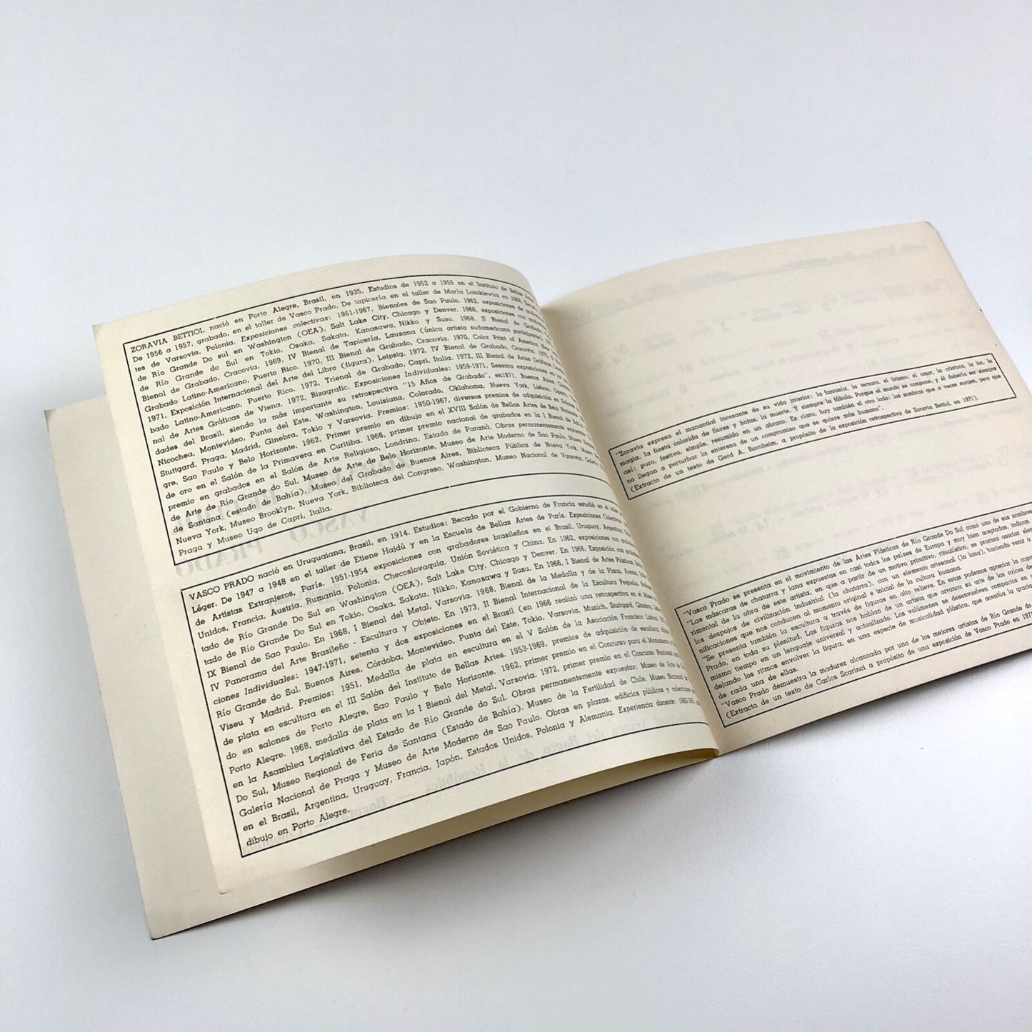 Zoravia Bettiol Vasco Prado | Ministerio de Relationes Exteriores del Brasil | 1973 catalogue