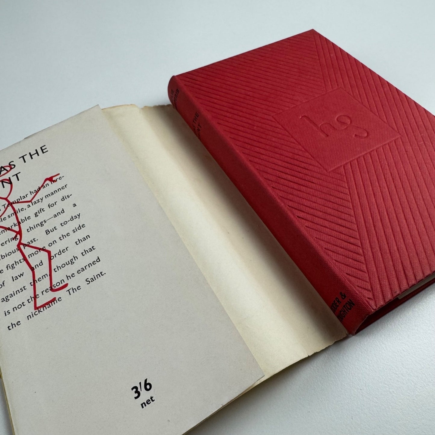 Alias The Saint by Leslie Charteris. Hodder & Stoughton, 1949 edition, 19th impression