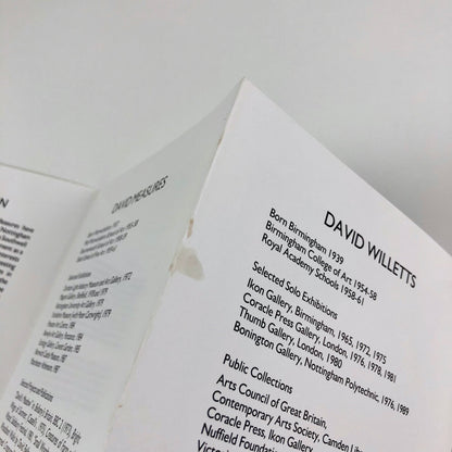 David Willetts, Peter Cartwright, David Measures – an exhibition of paintings & drawings | Nottingham Polytechnic, undated
