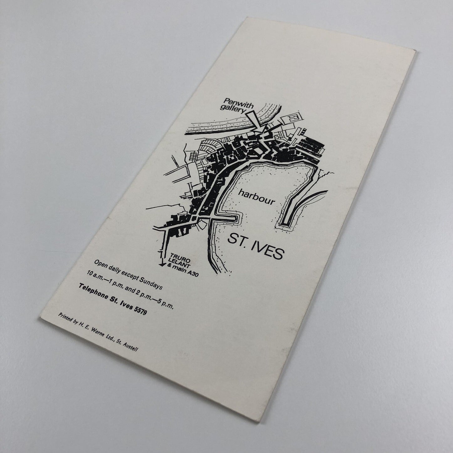 Folded card – The Penwith Society of Arts Summer Exhibition, 1965