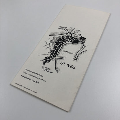 Folded card – The Penwith Society of Arts Summer Exhibition, 1965