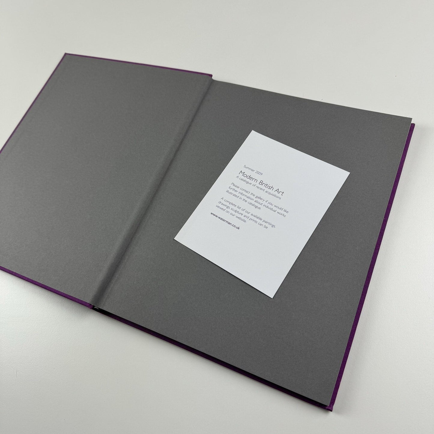 Modern British Art | Offer Waterman catalogue, 2009
