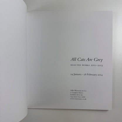 Diarmuid Kelley. All Cats Are Grey | Offer Waterman Gallery, 2014