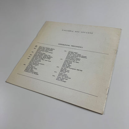Giulio Aristide Sartorio | Galleria del Levante, Milano, 1974