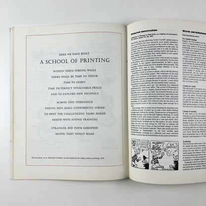 The Monotype Recorder | Beatrice Warde | Volume 44, Number 1, Autumn 1970