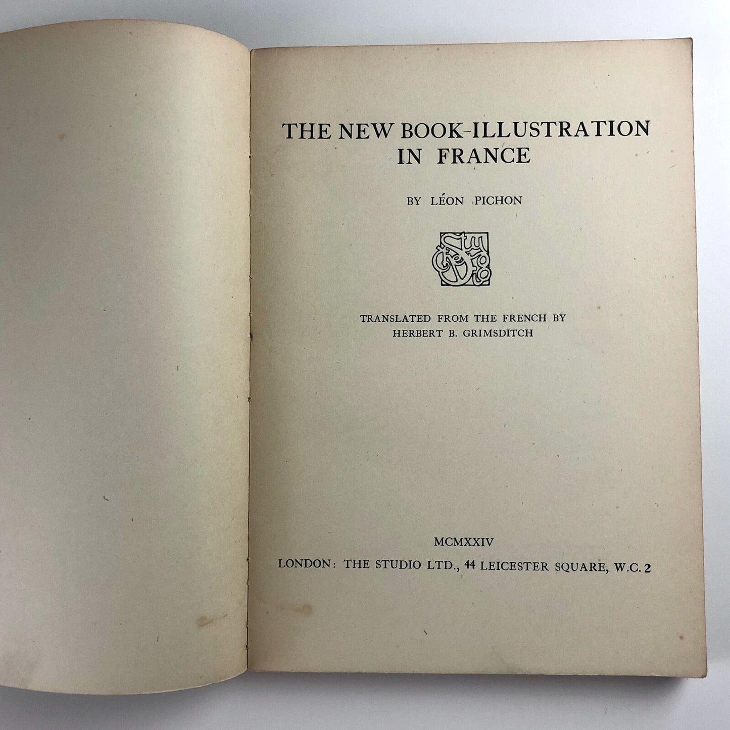 The New Book Illustration in France by Léon Pichon | The Studio, Winter 1924