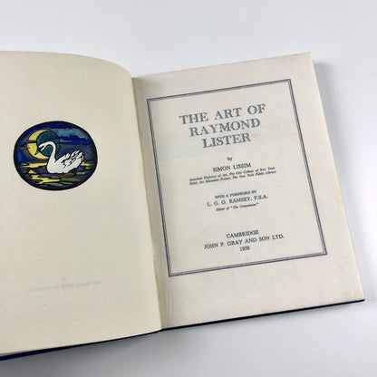 The Art of Raymond Lister by Simon Lissim, 1958, signed by Raymond Lister