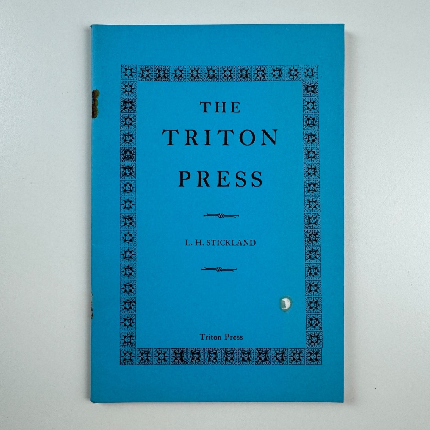 The Triton Press by L.H. Stickland | Triton Press, 1989