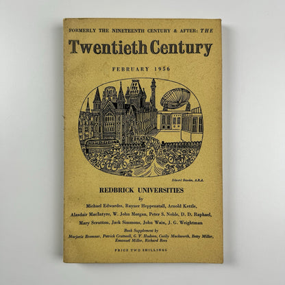 The Twentieth Century – February 1956, Vol. CLIX No. 948 | Edward Bawden cover