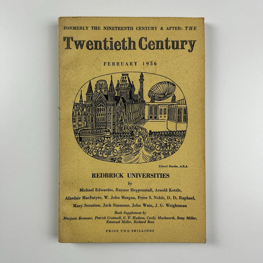 The Twentieth Century – February 1956, Vol. CLIX No. 948 | Edward Bawden cover