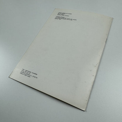 Disegni di Raph Cleeremans | Galleria del Naviglio, Milan January 1981 | Exhibition leaflet