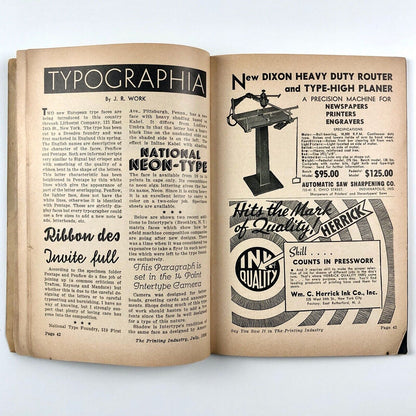 The Printing Industry – trade journal | Volume Seventeen, Number 7 | July 1936