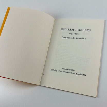 William Roberts Drawings & Watercolours | Anthony d'Offay catalogue booklet, undated