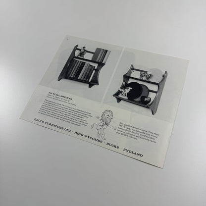 Ercol leaflet 'What’s so special about this Quintet' ERCOLion Windsor chair 1960s