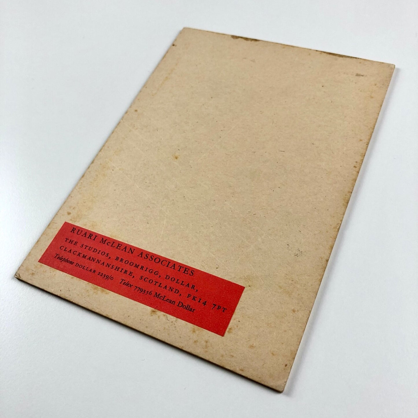 Artwork for Royal Mail – Culzean Castle and Ailsa Craig | Design by Ruari McLean Associates | Produced in 1976