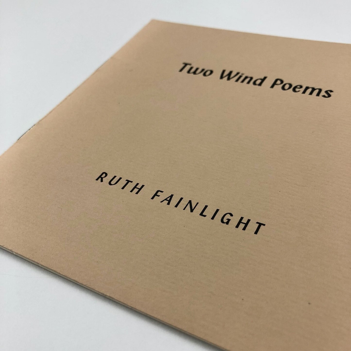 Two Wind Poems by Ruth Fainlight | Martin Booth publisher, 1980