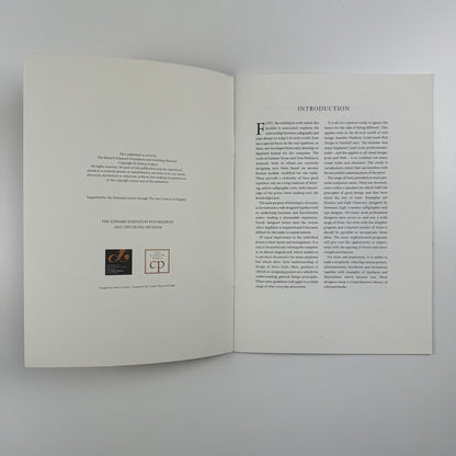 Designing Posters by Patricia Gidney 'Font' | Ditchling Museum, 2000