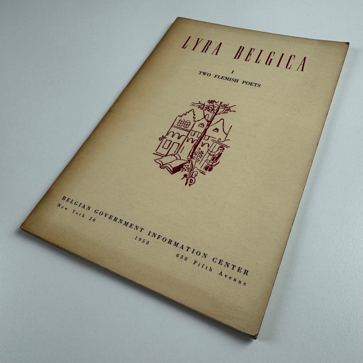 Lyra Belgica I. Two Flemish Poets. Guido Gezelle and Karel van de Woestijne | Belgian Government Information Center, New York, 1950