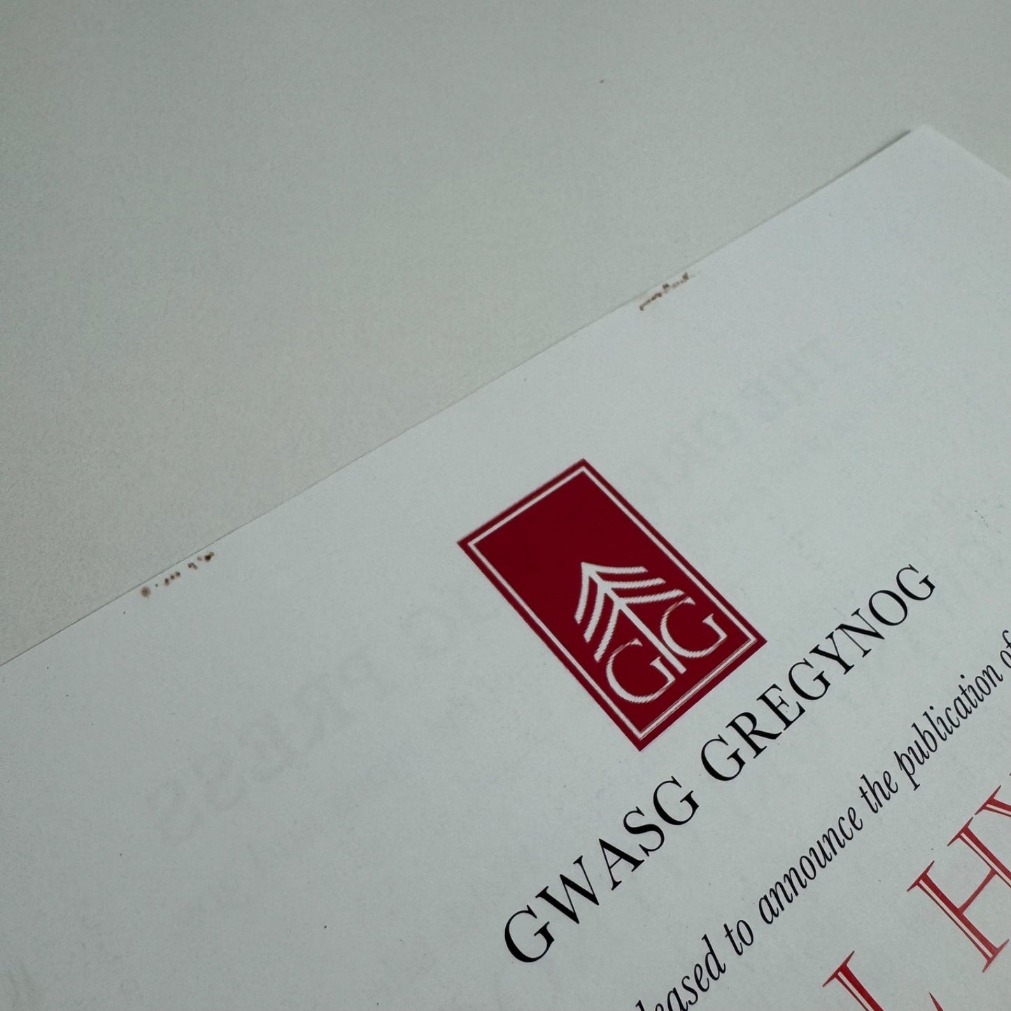 Leaflet for Social Hymns. A Selection in celebration of Robert Owen | Gwasg Gregynog