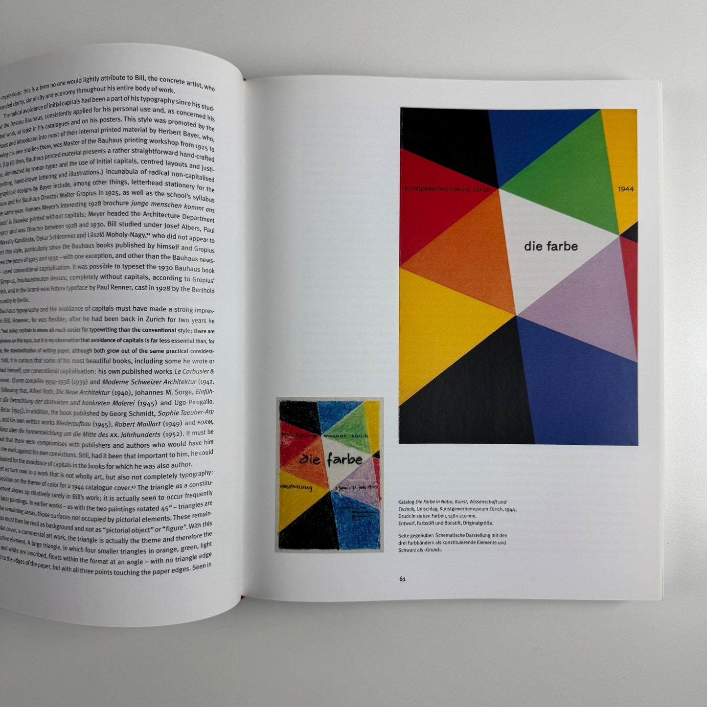 Max Bill. Typography, advertising, book design | Niggli, 1999 hardback