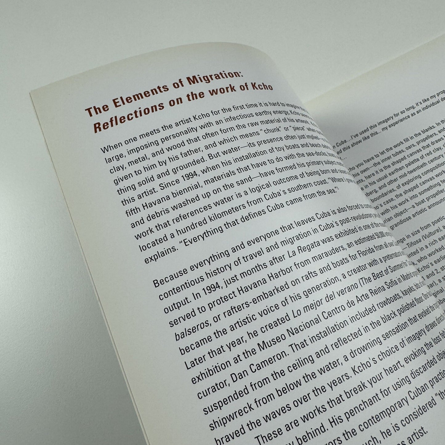 Kcho. Links to Family Reunification | Marlborough Chelsea exhibition catalogue, 2008