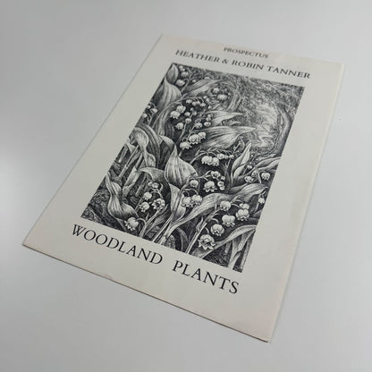 Prospectus for Woodland Plants by Heather & Robin Tanner | Robert Garton 1981