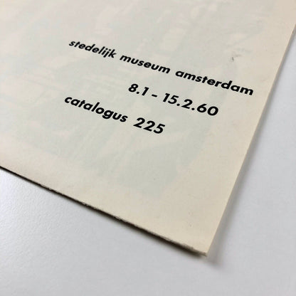 [Peter] P. Alma | Stedelijk Museum fold out guide | Design by Willem Sandberg, 1960