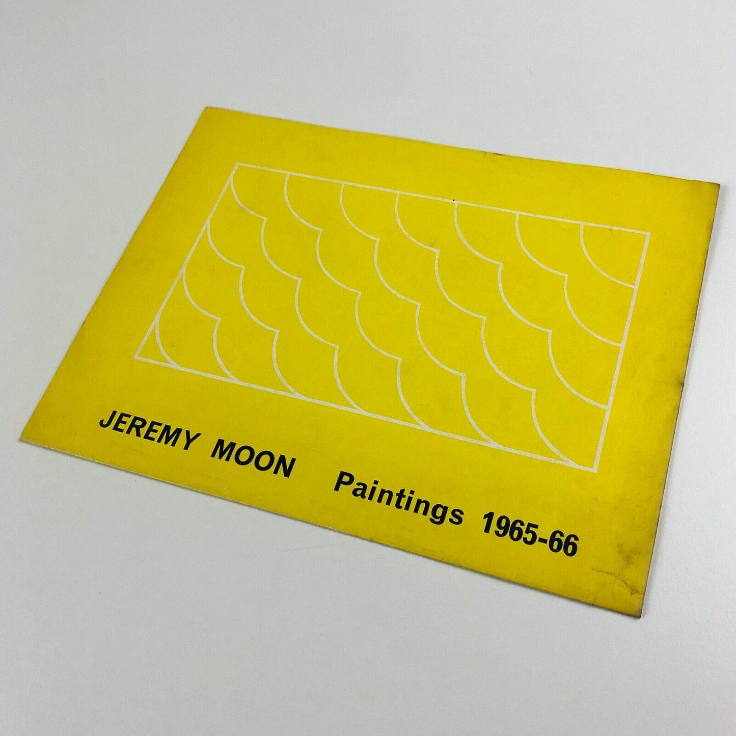 Folded sheet for Jeremy Moon Paintings 1965-66 | Rowan Gallery, London, 1966