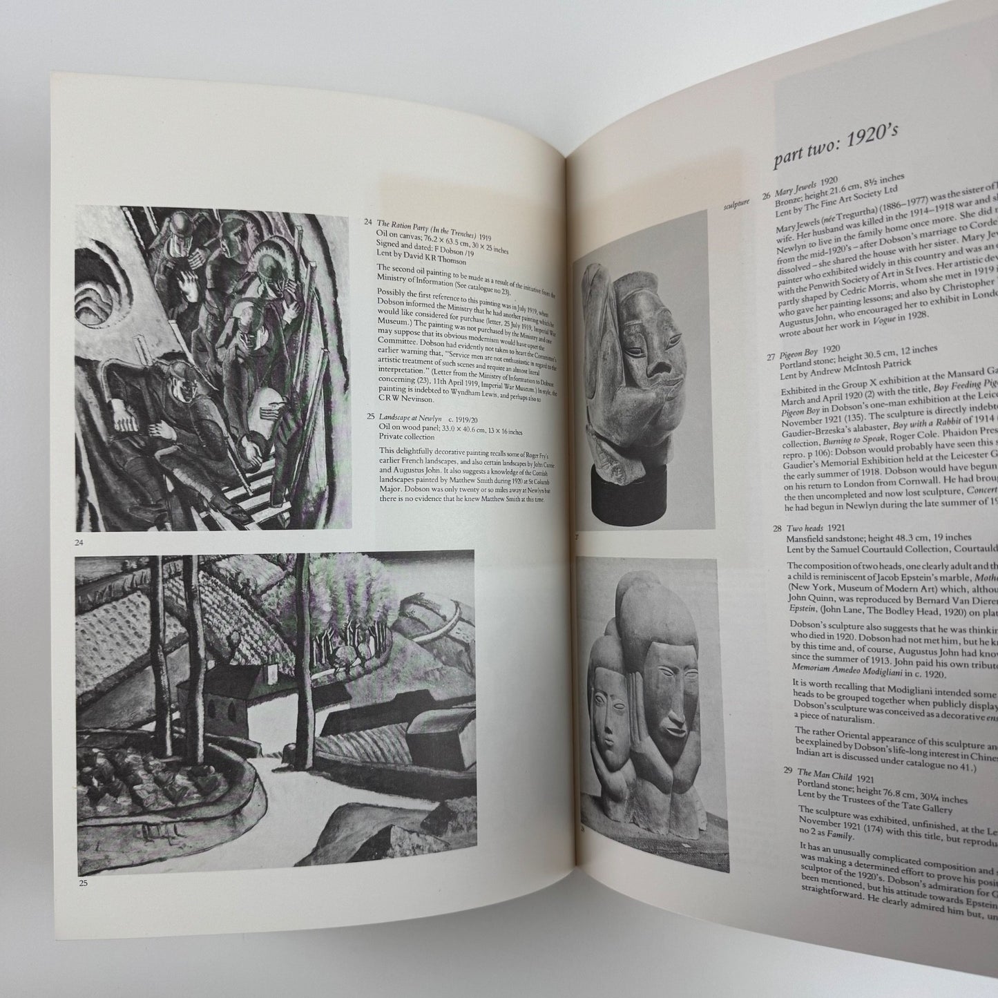 True and Pure Sculpture. Frank Dobson | Kettle's Yard Arts Council, 1981/2