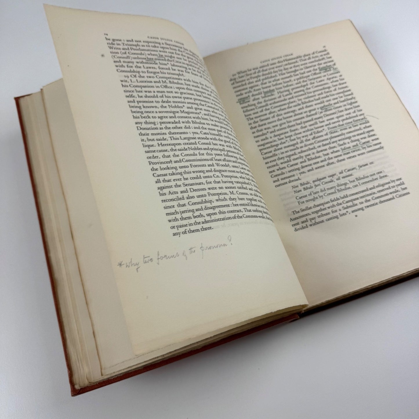 The Historie of Twelve Caesars, Emperors of Rome. Written in Latine by C. Suetonius Tranquillus, and newly translated into English by Philemon Holland | Haslewood Books, Frederick Etchells, 1931