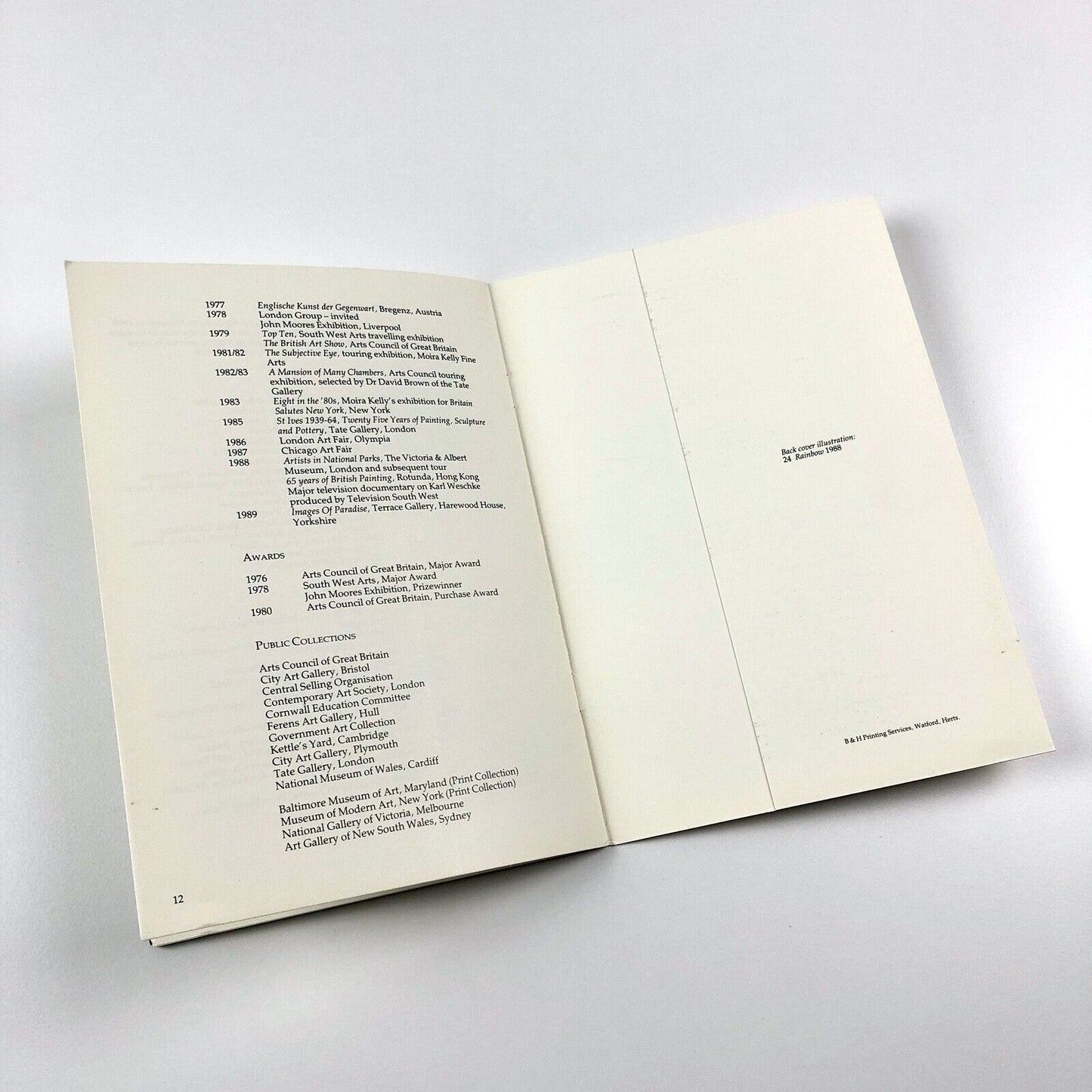 Karl Weschke. An Exhibition of Paintings and Drawings | Redfern Gallery, 1989