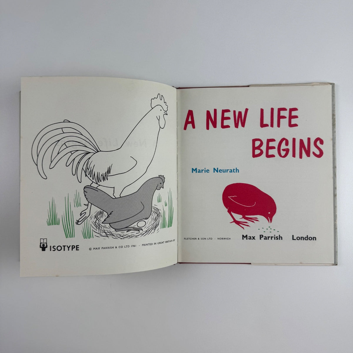 A new life begins by Marie Neurath | Max Parrish, London, 1961 Isotype Institute Institute