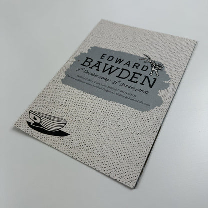 Edward Bawden fold-out promotional card | Cecil Higgins Art Gallery, 2009/10